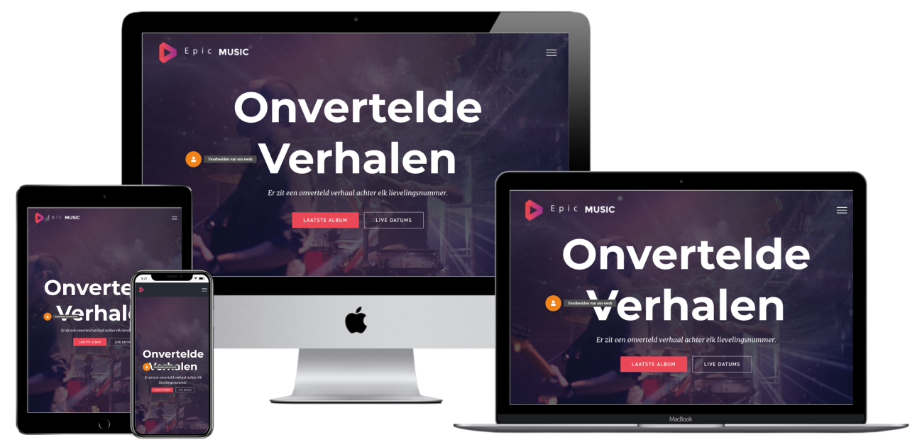 Muziek website
